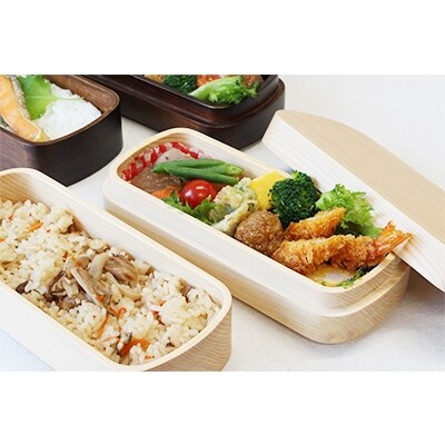 紀州桧弁当箱 タイプ42 NA ナノコート
