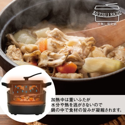 水無し電気鍋「KO TSU I RA ZU」TK-M020K