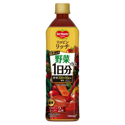 デルモンテ リコピンリッチベジタブル 野菜飲料 900g12本入