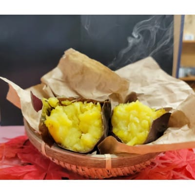 【毎月定期便】冷凍 焼き芋 紅はるか Lサイズ ハーフカット 10個 約1.5kg全3回