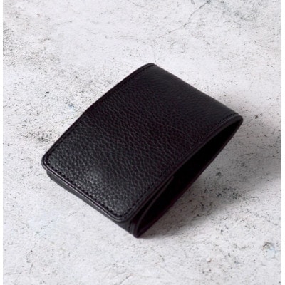 BOX型小銭入れ GBC-110 (トスカーナシュリンク) / ブラック