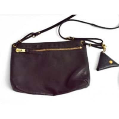 サコッシュ 信州鹿革 DSH-200 / ブラック