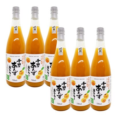 信州 千曲のあんず ネクター ジュース 720ml 6本セット