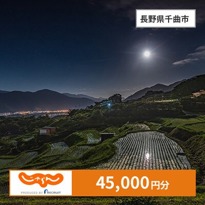 【じゃらんふるさと納税クーポン】 長野県千曲市でつかえる45,000円 クーポン