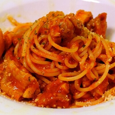 【Cafeそらみる】小松菜ジェノバクリームソース・大和肉鶏トマトソース各1袋・パスタ1袋 (2人前)