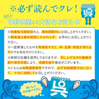 中野水産 美浄生牡蠣 冷凍カキフライ ku007-002-r