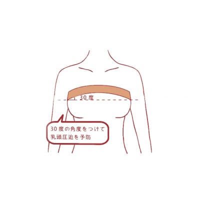 あなたの胸をやさしくサポート バストリボン M(80～95cm)