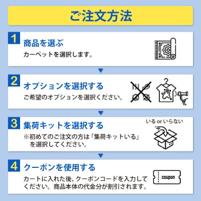 【クリーニングパンダ】カーペット・絨毯・ラグ 6畳サイズまで 1枚パッククーポン