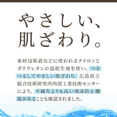 飛沫防止　布製マスク　白3枚セット　Mサイズ