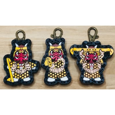 ヤブ3点  レザーキーホルダーセット