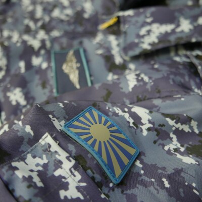 防寒ブルゾン (海上自衛隊デジタル迷彩柄) 2か所ワッペン付  Mサイズ