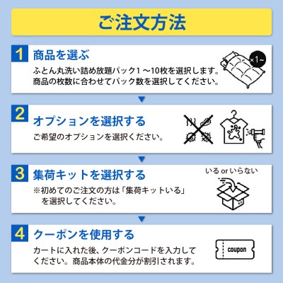 【クリーニングパンダ】ふとん丸洗い1枚パッククーポン