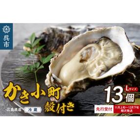 【先行受付】高田水産 殻付 かき小町 13個 (Lサイズ)