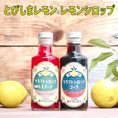 【2025年11月下旬～発送】とびしまレモン1kgとレモンシロップセット ku118-007-25