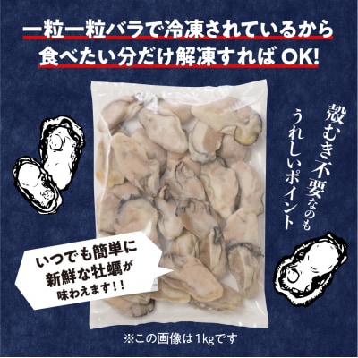 宮原水産 冷凍 かき むき身 600g ku005-020-r