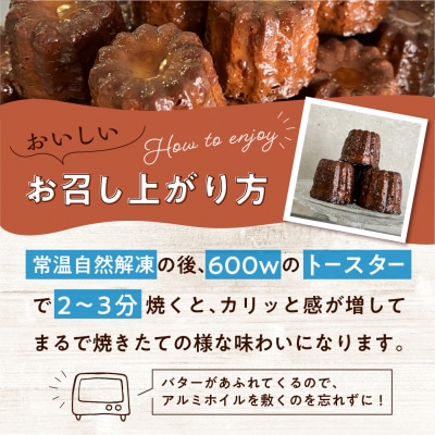 半熟呉カヌレ(6個入) ku162-002-r