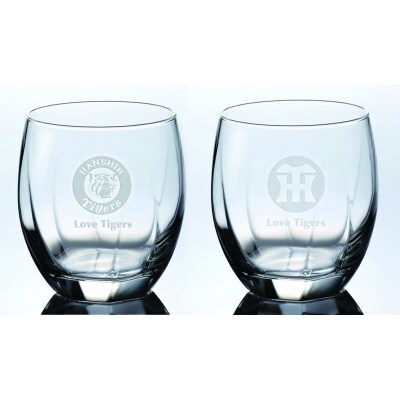 阪神タイガース 八角グラス/ペア  ku186-013-r