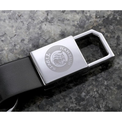 阪神タイガース・牛革キーホルダー 　ku186-018-r