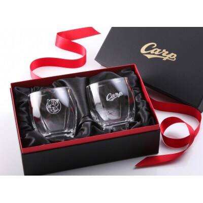 カープ八角オールドグラス/ペア　 ku186-002-r