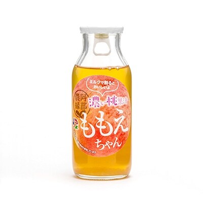 阿部農縁 桃シロップ ももえちゃん 5本セット