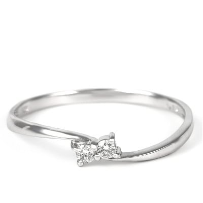 プラチナ ダイヤ0.05ct リング R953DI-P2 #8