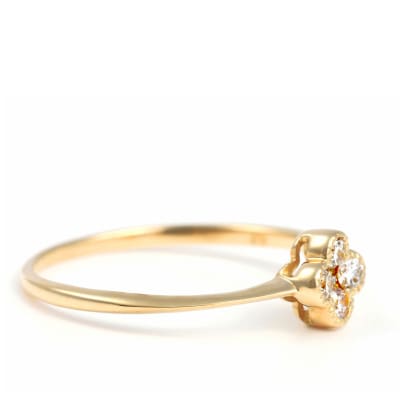 クローバーダイヤモンドリング　0.15CT　R3989DI-Y #6