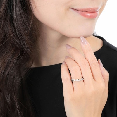 プラチナ950 ダイヤ リング 0.20ct R3651DI-P2 #8 | 山梨県鳴沢