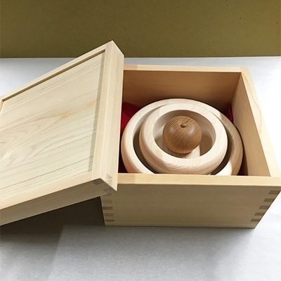 【木曽ひのき】鏡餅セット(大)