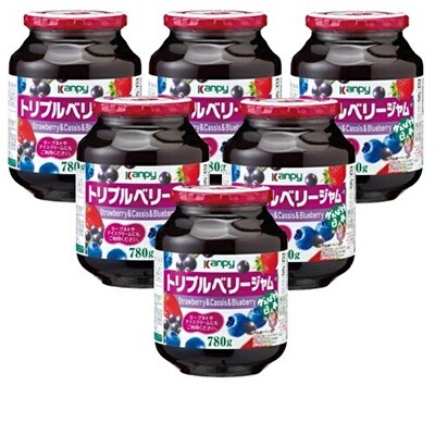 【2022年4月中旬発送】カンピー780gトリプルベリージャム 1ケース(6本入)