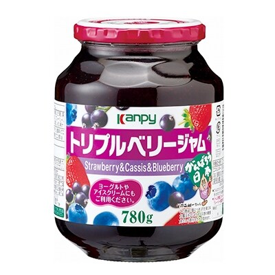【2022年4月中旬発送】カンピー780gトリプルベリージャム 1ケース(6本入)