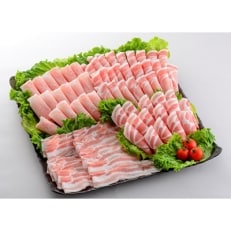 【ファームヨシダ】えころとん・豚肉4種計1200g・豚肉しゃぶしゃぶセット　