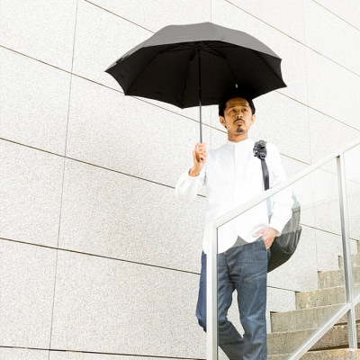 紳士折りたたみ傘　MAKITA STANDARD|槙田商店の職人が作る日本製の高級傘(ブラック)