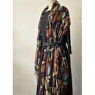 【日本製】シルク&カシミヤ使用高級織物ストール_スティグ・リンドベリ　ポテリー　マルチカラー