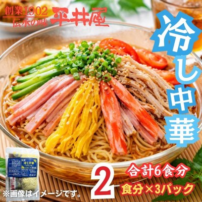 麺好き必見!西桂町老舗製麺所「平井屋」のレモン風味スープ冷やし中華_1袋2食分×3P(合計6食分)