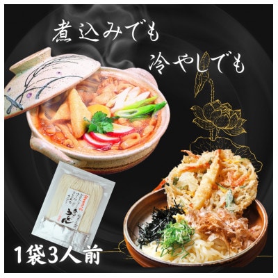 【2ヵ月毎定期便】【訳あり】「平井屋」の吉田のうどん3人前平袋×4P(合計12人前)全6回