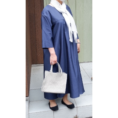 シルク　パジャマ　ワンマイルウェア　uchi mo sotomo ワンピースタイプ