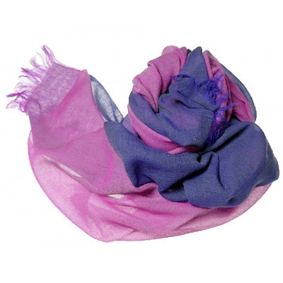 【KASANE】日本製　天然素材　大判　薄手　山梨　手洗い可　無縫製二重織ウールガーゼストール　