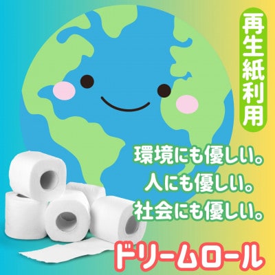 【2ヵ月毎定期便】【シングル】オリジナルトイレットペーパー　ドリームロール(27ロール×2箱)全2回