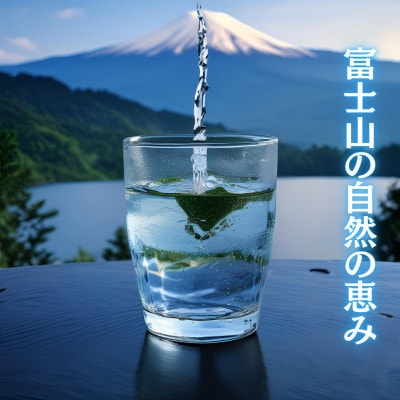 ラベルレス　富士山の自然の恵み美味しいミネラルウォーター甲斐のやさしい水 ～富士山麓～ 2L×6本