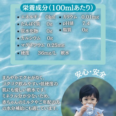 【2ヵ月毎定期便】ラベルレス富士山の恵み!美味しいミネラルウォーター甲斐のやさしい水2L×6本全6回