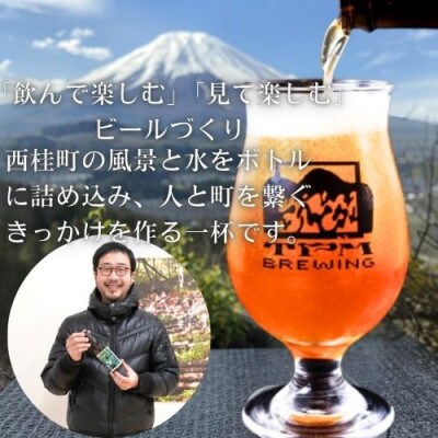 ラベルレス_富士山麓仕込みのクラフトビールTPM BREWING【STOUT】3本セット