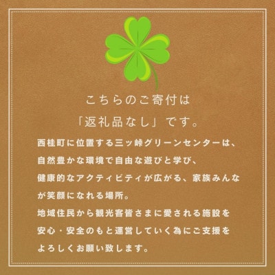 【返礼品なし】地域の憩いを守る施設改修支援_西桂町グリーンセンター応援寄付受付 3,000円