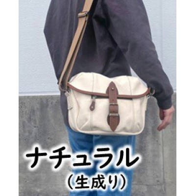 【ナチュラル(生成り)】oxtos 帆布ショルダーバッグ HPS-12000