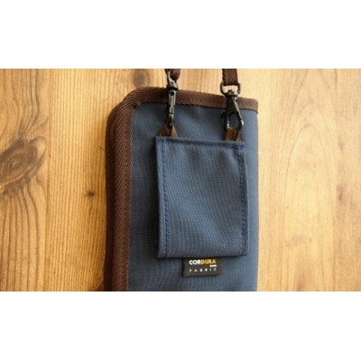 【ネイビー】oxtos CORDURA パスポートケース