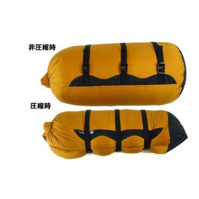 【マスタード】oxtos 透湿防水 コンプレッションドライバッグ 12L