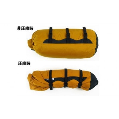 【マスタード】oxtos 透湿防水 コンプレッションドライバッグ 10L