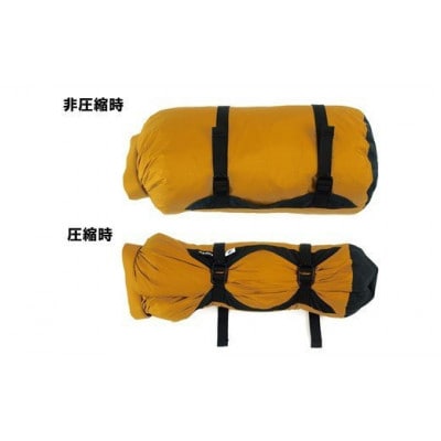 【マスタード】oxtos 透湿防水 コンプレッションドライバッグ 4L