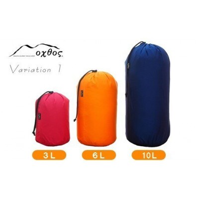 【バリエーション1】oxtos スタッフバッグ・3L～10L(3枚セット)