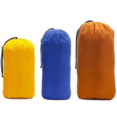 【バリエーション2】oxtos(オクトス)透湿防水スタッフバッグ12～20Lオーバル (3枚セット)
