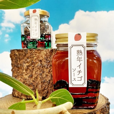 自然のまま育てたイチゴの無添加ドロップ&ソースセット